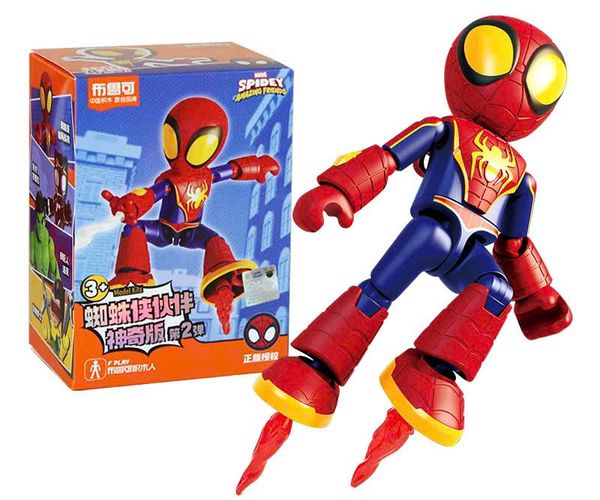 review Spidey Amazing Friends Spider Suit Model Kit Blokees 74815 mô hình chính hãng chi tiết chân thực đẹp mắt trưng bày cực ngầu