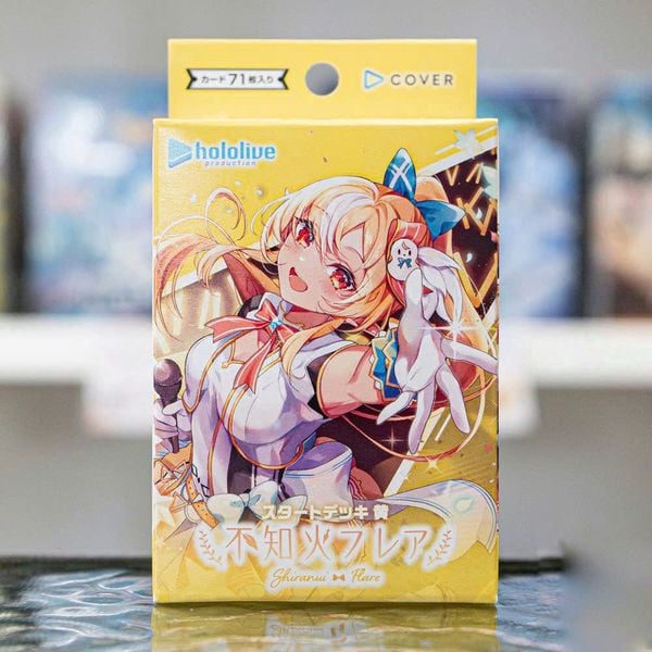 Bộ thẻ bài Hololive Official Card Game Start Deck Vol. 07 Yellow Shiranui Flare cực kỳ nổi bật với chất lượng in và độ bền cao