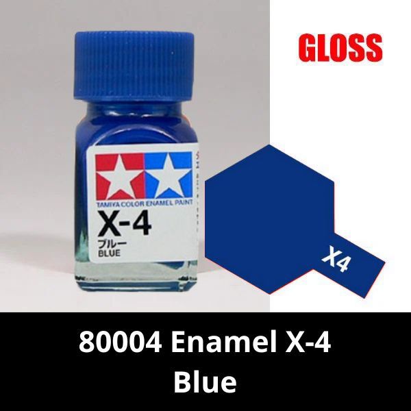 80004 Enamel X-4 Blue - Sơn mô hình Tamiya