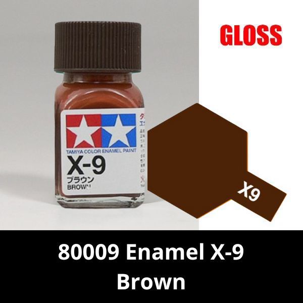 80009 Enamel X-9 Brown - Sơn mô hình Tamiya