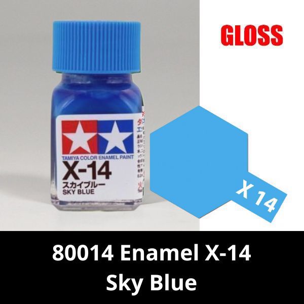 80014 Enamel X-14 Sky Blue - Sơn mô hình Tamiya