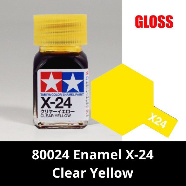 80024 Enamel X-24 Clear Yellow - Sơn mô hình Tamiya