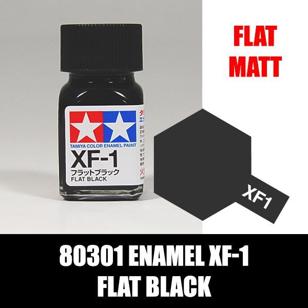 sơn tamiya Enamel XF-1 Flat Black 80301 chất lượng cao