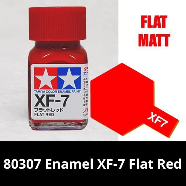 80307 Enamel XF-7 Flat Red - Sơn mô hình Tamiya