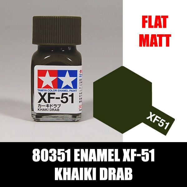 sơn tamiya Enamel XF-51 Khaiki Drab 80351 chất lượng cao