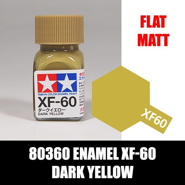 sơn tamiya Enamel XF-60 Dark Yellow 80360 chất lượng cao