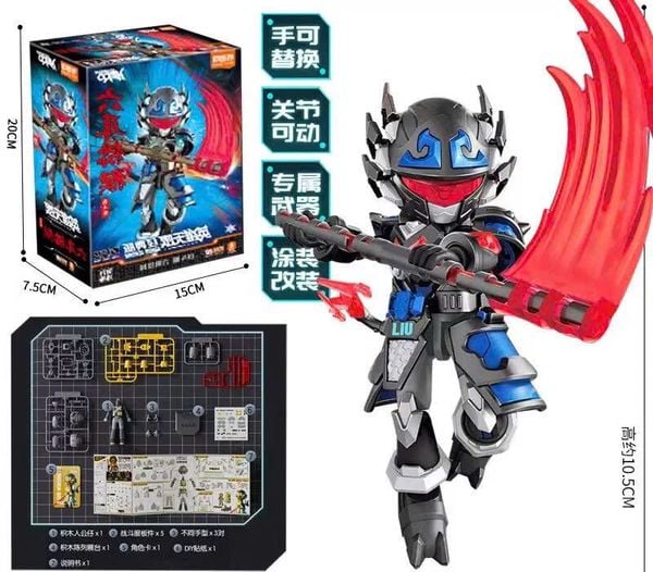review Hero Infinity Armor Version 20 Six-Eared Macaque Battle Suit - Lục Nhĩ Mỹ Hầu Model Kit Blokees 85031 mô hình chính hãng chi tiết chân thực đẹp mắt trưng bày cực ngầu