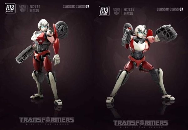 Mô hình lắp ráp Transformers Model Kit Classic Class 07 Arcee 10.5cm Luminous Eyes & Chest Blokees 71152 đẹp mắt tạo dáng linh hoạt