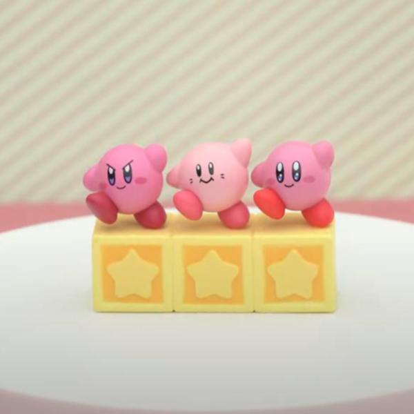 Poyotto Collection Kirby 30th Display it in Line! - Re-Ment Blind Box bộ ba Kirby nhiều thế hệ
