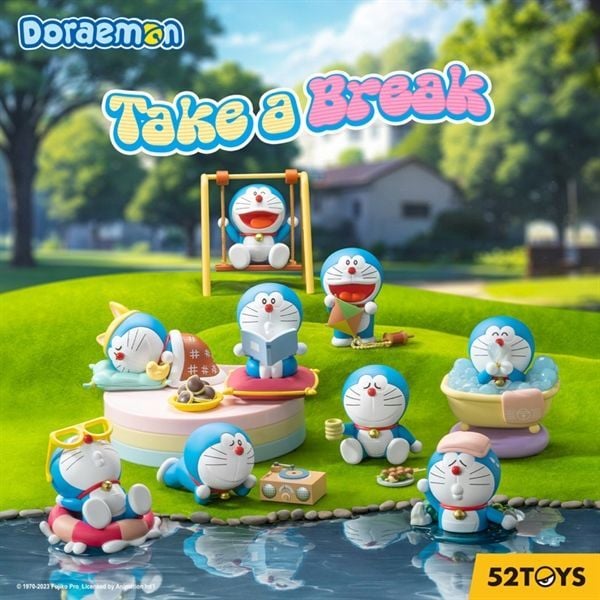 Cửa hàng đồ chơi bán Mô hình Doraemon Take A Break Blindbox 52TOYS hộp mù ngãu nhiên đẹp rẻ chất lượng tốt có giao hàng toàn quốc