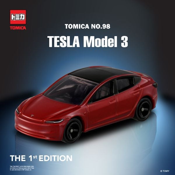 Đặt mua ngay Tomica No. 98 TESLA Model 3 Special First Edition bổ sung vào bộ sưu tập của bạn