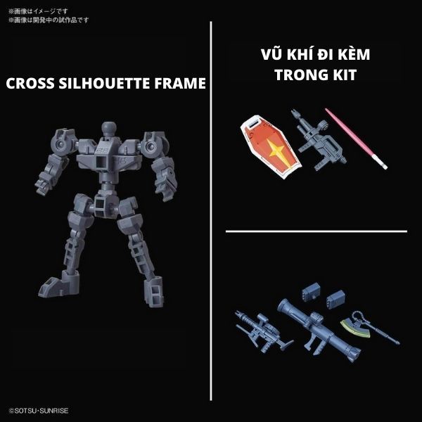 Mua mô hình Gunpla RX-78-2 Gundam & MS-06S Zaku II (SD Gundam Cross Silhouette) chính hãng Bandai giá rẻ