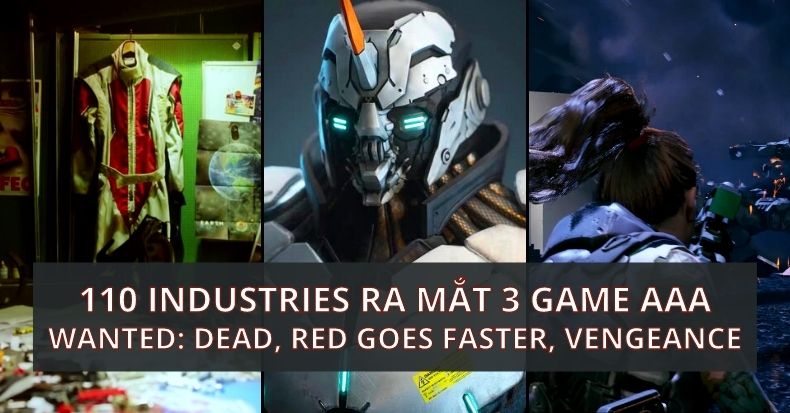 110 Industries Game AAA Wanted Dead Red Goes Faster Vengeance PS5 Nintendo Switch Xbox PC
