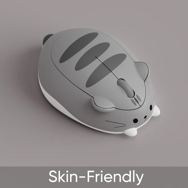 Thiết kế độc đáo của Chuột không dây Akko Cat Theme Mouse - Gary MIMO giúp tạo điểm nhấn trên bàn làm việc