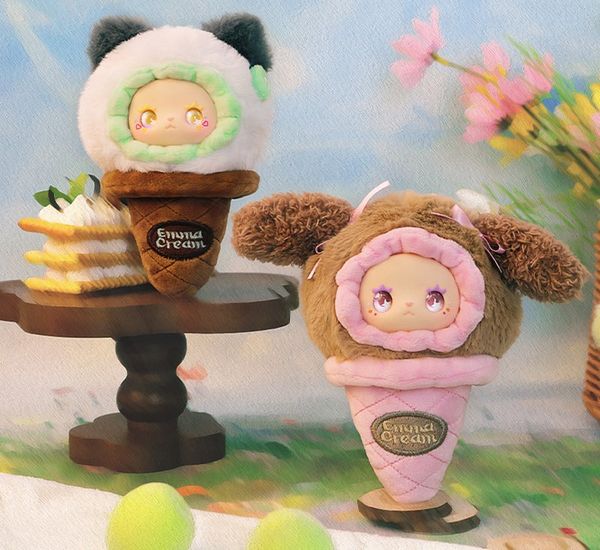 mô hình búp bê trong Hộp Mù Thú Bông Lovely Emma Scoop Ice Cream RE79 đồ chơi thú vị cho mọi lứa tuổi