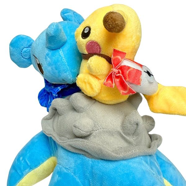 Thú Thú bông Pokemon Pikachu cưỡi Lapras 60cm Hàng bản quyền chính hãng đáng yêu dễ thương mềm mại chất lượng tốt giá rẻ