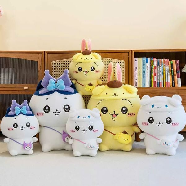 Thú bông Chiikawa x Sanrio chất liệu nhồi bông êm ái thiết kế đẹp mắt làm hài lòng cả những người khó tính nhất