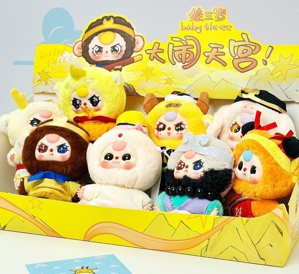 Hộp Mù Baby Three Tây Du Ký Blind Box kích thước nhỏ nhắn dễ dàng mang theo và cực hợp làm quà lưu niệm