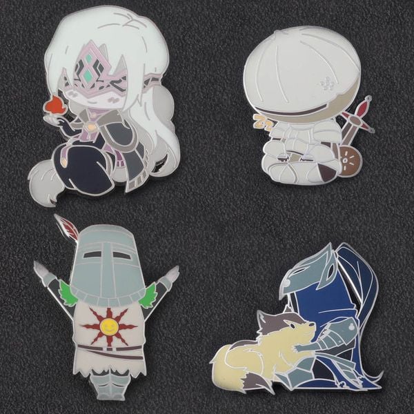 Huy hiệu kim loại Dark Souls được chế tác tinh xảo, kích thước nhỏ nhắn và dễ sử dụng mang đi mọi nơi