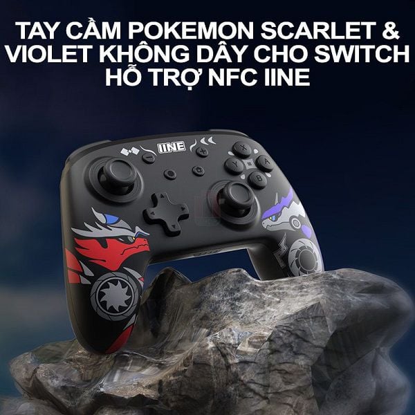 Mua Tay cầm Pokemon Scarlet Violet không dây cho Switch hỗ trợ NFC chính hãng