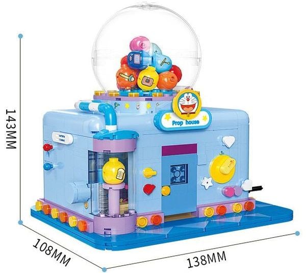 Mô hình xếp gạch Balody Doraemon Prop House mèo máy thông minh phim và trò chơi đẹp mắt chất lượng tốt giá rẻ mua tặng bạn bè con cái người thân yêu gia đình