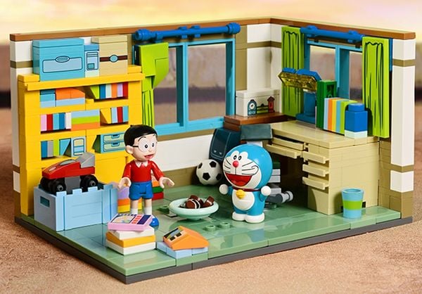 Mô hình khối gạch Keeppley Doraemon Phòng Nobita K20402 mèo ú Nobita đồ chơi lắp ráp đẹp mắt chất lượng tốt giá rẻ mua tặng bạn bè con cái người thân yêu gia đình