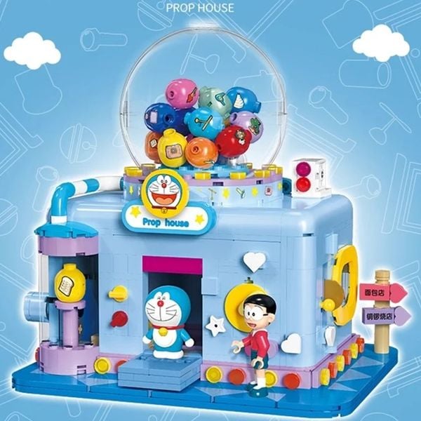 Mô hình xếp gạch Balody Doraemon Prop House đồ chơi đẹp mắt chất lượng tốt giá rẻ mua tặng bạn bè con cái người thân yêu gia đình