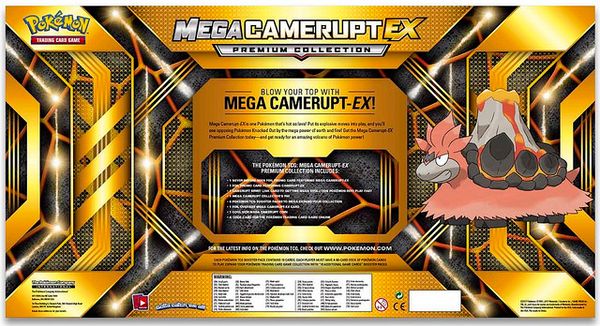 MEGA CAMERUPT EX PREMIUM COLLECTION POKEMON TRADING CARD GAME