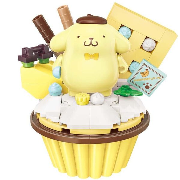 Keeppley Sanrio Banana Cupcake Pompompurin K20816 đẹp mắt dễ thương nhựa abs an toàn giá rẻ chất lượng tốt chính hãng mua làm quà tặng cho bé nhỏ trẻ em con cái bạn bè gia đình