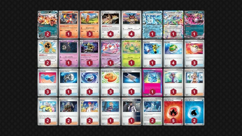 Hướng dẫn cách chơi deck Pokemon TCG Charizard Tera