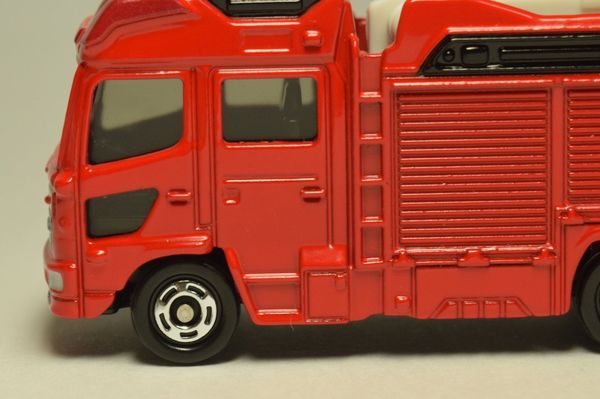 Đồ chơi mô hình xe Tomica No. 119 Morita Multi Purpose Fire Fighting Vehicle xe cứu hỏa xe chữa cháy màu đỏ trang trí góc học tập bàn làm việc đẹp mắt dễ thương