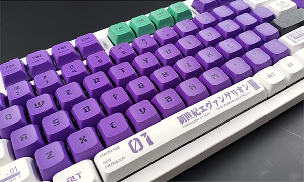 Shop chuyên gaming gear bán keycap Evangelion Unit-01 White Purple giá tốt