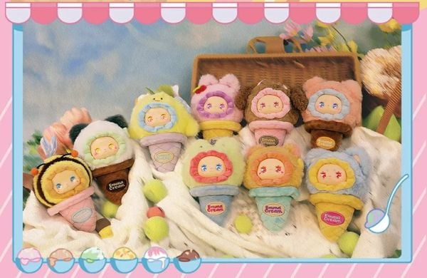 Mô hình Hộp Mù Thú Bông Lovely Emma Scoop Ice Cream RE79 với búp bê dễ thương, là sản phẩm được yêu thích tại nShop