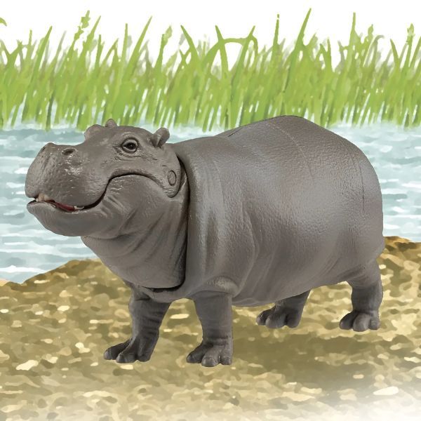 Mô Hình Ania AS-06 Hippopotamus Floating là quà tặng hợp lý cho các bạn yêu động vật