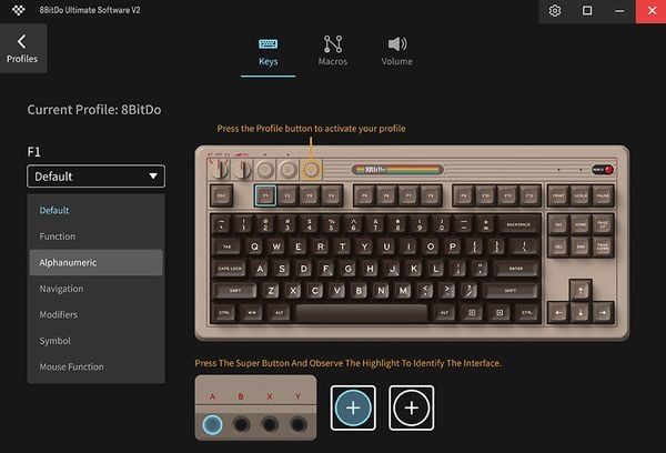 Bàn phím cơ 8BitDo Retro Mechanical Keyboard - C64 Edition chính hãng đẹp mắt chất lượng tốt mang lại cảm giác gõ phím mượt mà và thoải mái
