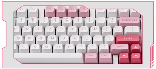 Bàn phím cơ AKKO 5098B Prunus Lannesiana Hotswap V3 Piano Pro đẹp mắt chất lượng tốt mang lại cảm giác gõ phím mượt mà và thoải mái