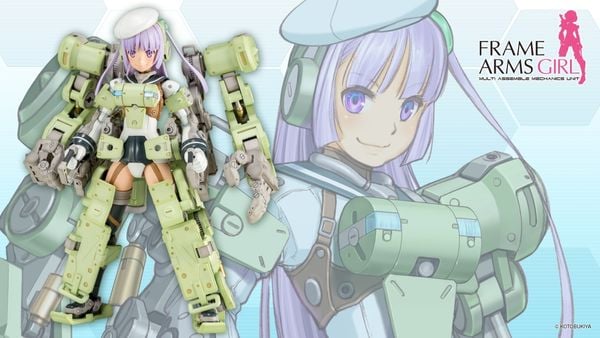 Mô hình lắp ráp Frame Arms Girl Greifen - Kotobukiya FG039X đẹp mắt tạo dáng đa dạng trang trí trưng bày góc học tập bàn làm việc