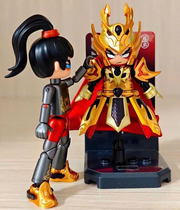 Blokees Figures Hero Infinity ASV03 Zhao Yun Golden Divine Armour - Triệu Vân mô hình đẹp, chi tiết sắc nét, có tại nShop