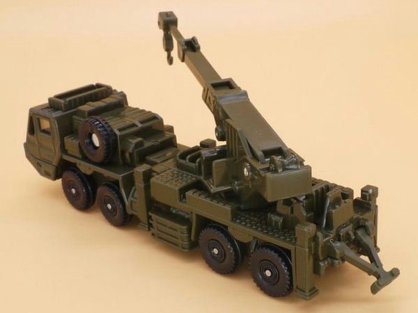 d Mô hình xe cần cẩu chuyên dụng quân đội Nhật Bản Long Tomica No. 141 JGSDF Heavy Wheeled Recovery Vehicle