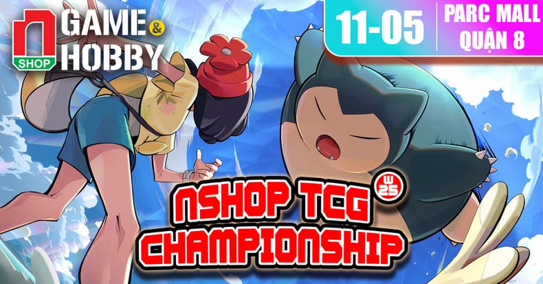 event nshop tcg championship pokemon one piece w25 parc mall quận 8