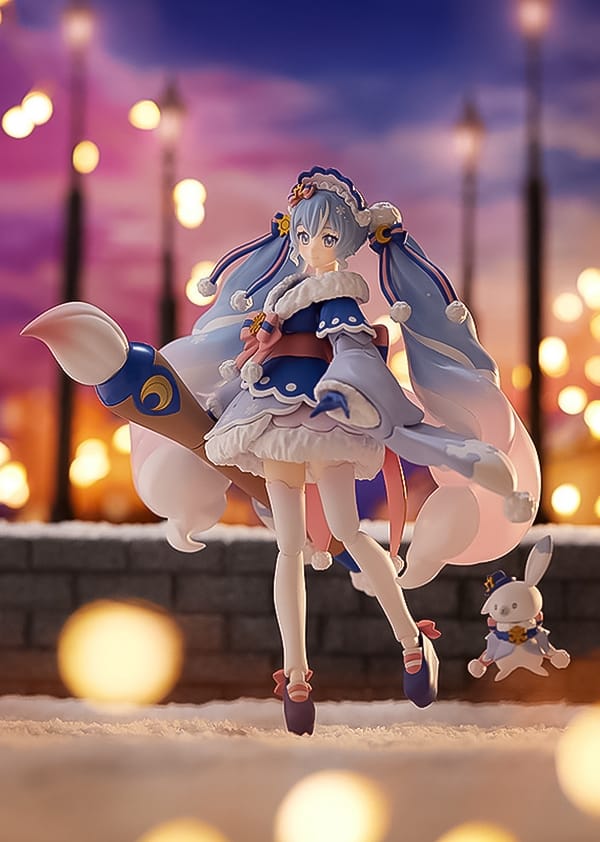 Đồ chơi mô hình figma EX-067 Snow Miku Serene Winter Ver chính hãng Good Smile Company Nhật