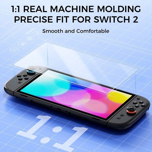 Dán Màn Hình Nintendo Switch 2 Cường Lực chính hãng, bảo vệ máy game an toàn khi sử dụng và di chuyển, bán tại nShop