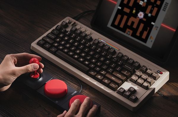 Bàn phím cơ 8BitDo Retro Mechanical Keyboard - C64 Edition chính hãng đẹp mắt chất lượng tốt thiết kế retro cổ điển tinh tế trang nhã