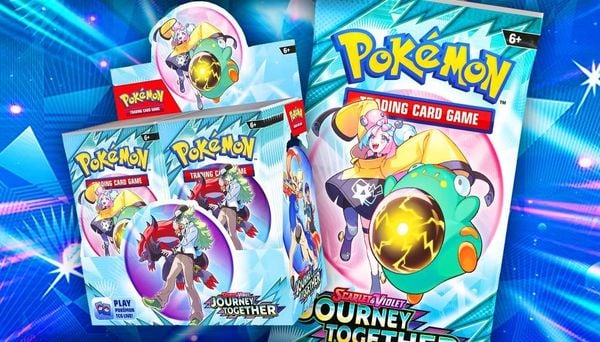 PP57 Pokemon TCG Journey Together Booster Pack mang lại cơ hội sở hữu các thẻ bài hiếm có và mạnh nhất từ gói thẻ bài series mới