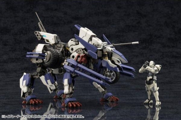 Hexa Gear Rayblade Impulse Reloadead model kit có độ chi tiết cao dễ custom sâu khớp tốt