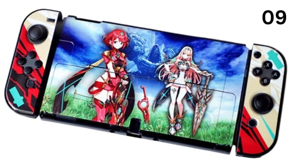 Case ốp in hình bảo vệ Nintendo Switch OLED tặng kèm bảo vệ Joy-con Xenoblade