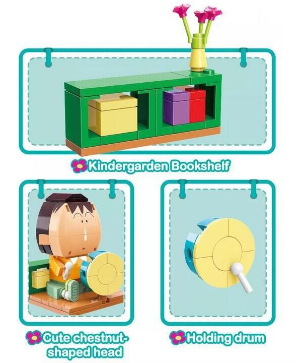 Cửa hàng hobby bán Mô hình Keeppley Crayon Shin Chan Horya K20604 đồ chơi lắp ráp chất lượng tốt