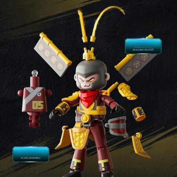 Mô hình Hero Infinity Model Kit Armor Version 05 Monkey King Mythical Aspect dành cho các bạn nhỏ