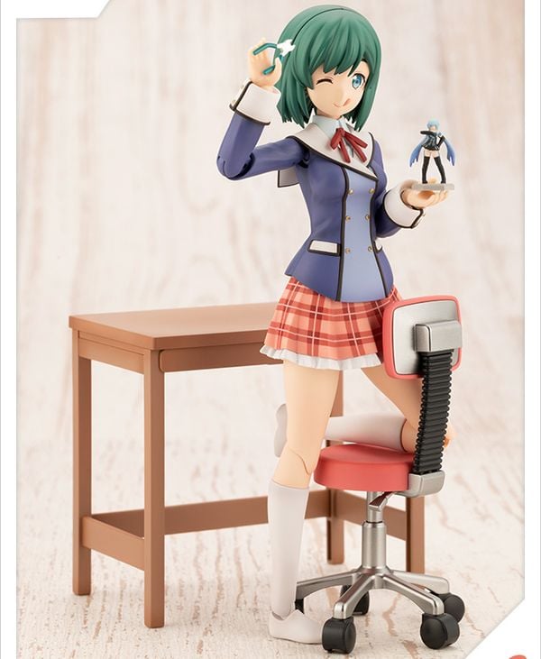 Mô hình lắp ráp Bukiko Kotobuki Wakaba Girls High School Winter Clothes Modelers Edition Kotobukiya JK038 nữ sinh dễ thương thiết kế độc đáo đẹp mắt ấn tượng