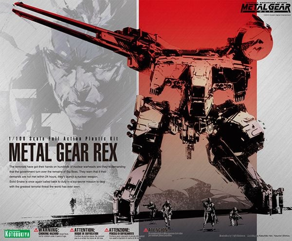 Metal Gear REX Metal Gear Solid KP221X Plastic Model Kit, mô hình chính hãng Kotobukiya, có tại nShop
